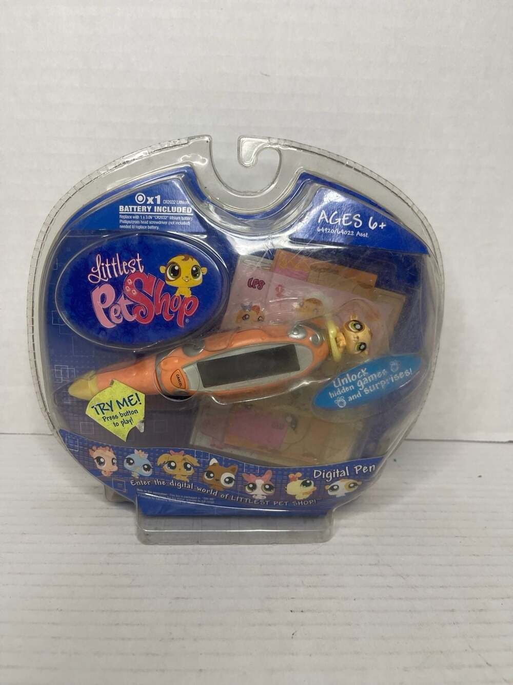 Vintage 2007 Littlest Pet Shop Digital Pen Electronic Toy New In Package